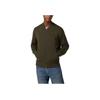 Polo Ralph Lauren FW23 Small Pony Logo Embroidered Solid Color Zip Jacket Men Jacket Olive-Green MNPOKNI16822112-300
