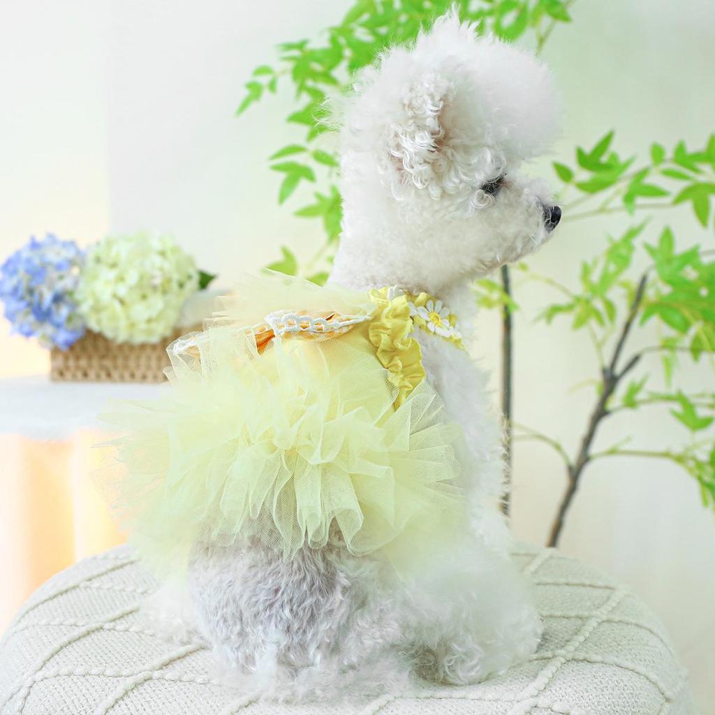 Pet Circle Lace Bobo Pink Princess Dress for Small To Medium Dogs