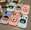 Small Animal Bracket Is Suitable for Apple 17PROMAX Mobile Phone Case 15/16 Huawei Honor Mobile Phone Case All-inclusive Soft Case.