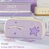 Multi Layer Pencil Case With Fabric Material For Students And Office Use