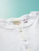 [Goodwear] Short-Sleeve Henley Neck T-Shirt, Regular Fit, Heavyweight 7.6oz USA Cotton, Men's, Plain (X-Large, White)