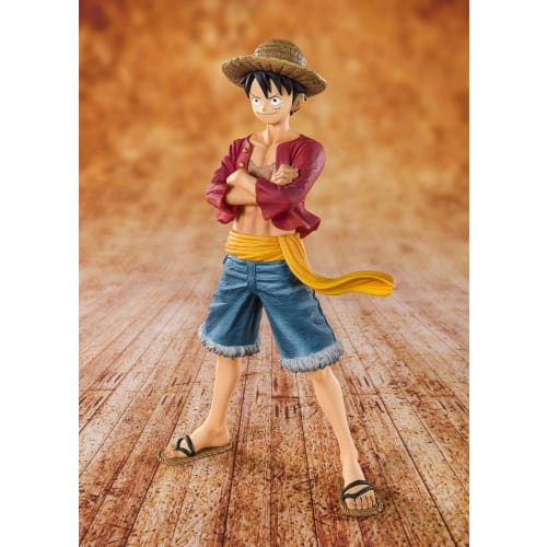 TAMASHII NATIONS Figuarts ZERO ONE PIECE Straw Hat Luffy (Resale Version) Approximately 140mm PVC & ABS Painted Movable Figure