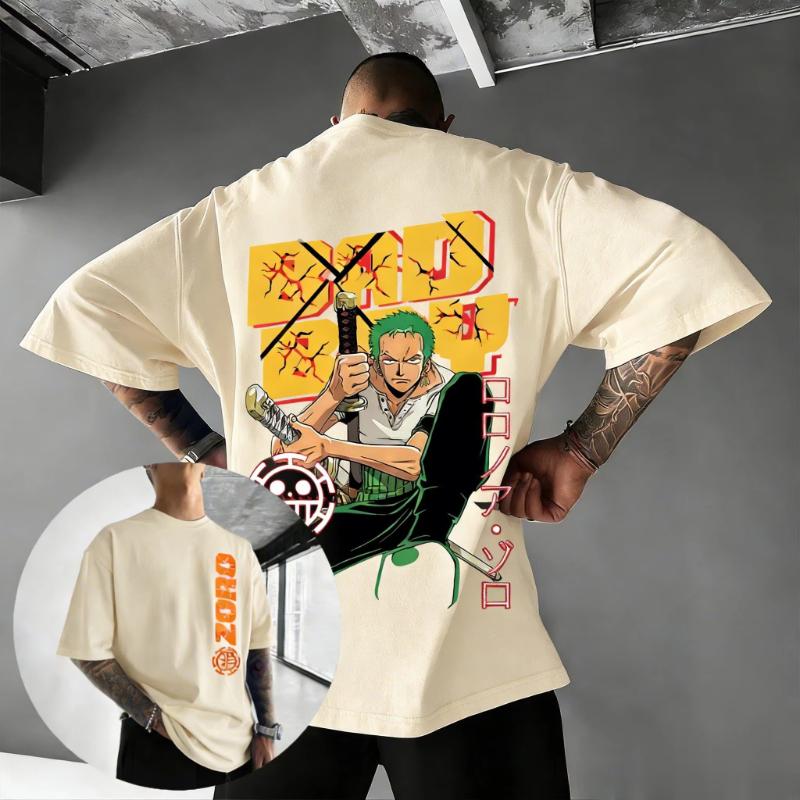 One Piece Zoro Anime T Shirt Men Women Cotton Short Sleeve Tee Summer 2026 Cartoon Graphic Tee Streetwear Casual Top Y2k Clothes