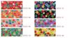 Nippon Chuko Chirimen Cut Yuzen Approximately 23 x Floral Fabric, 33cm, Pattern, Green, Y272-13