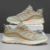 Large Size Lightweight Breathable Mesh Running Shoes Students Thick Sole Trend All Low Top Lace-up Casual Sports Shoes