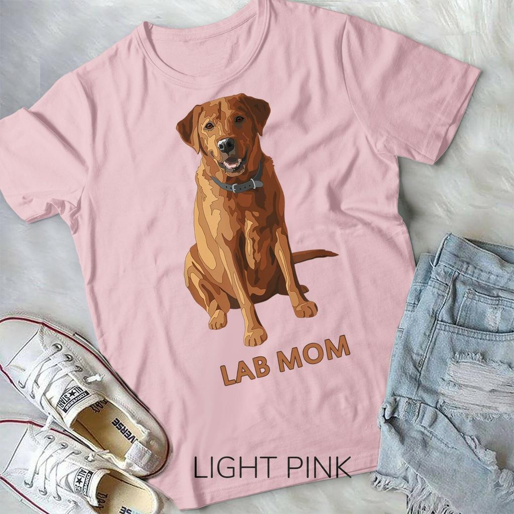 Lab Mom Fox Labrador Retriever Rosso Amante dei Cani Regalo Maglietta Unisex per Giovani