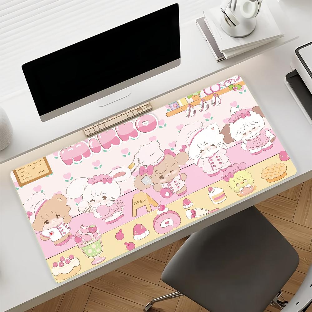 Cartoon MMikko IillustrationsS Mouse Pad Nonslip Rubber Gamer Balance Computer Mat Decoracion Deskmat Laptop Office Large