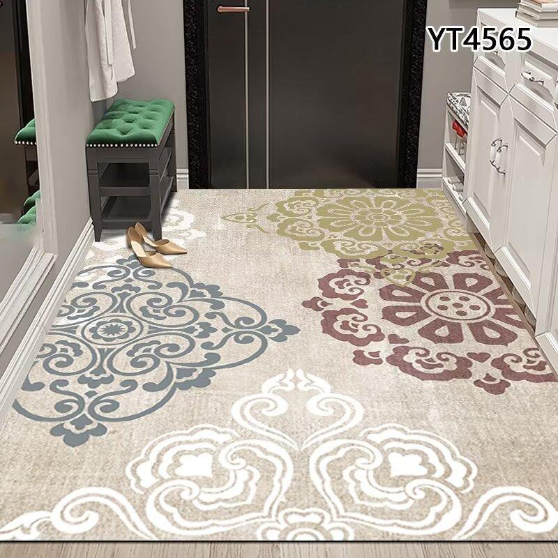 Household Entry Door Floor Mat, Entrance Entrance Entrance Flower Carpet, High-End Sense Of High-End Door, Dirt-Resistant And Easy To Take Care Of