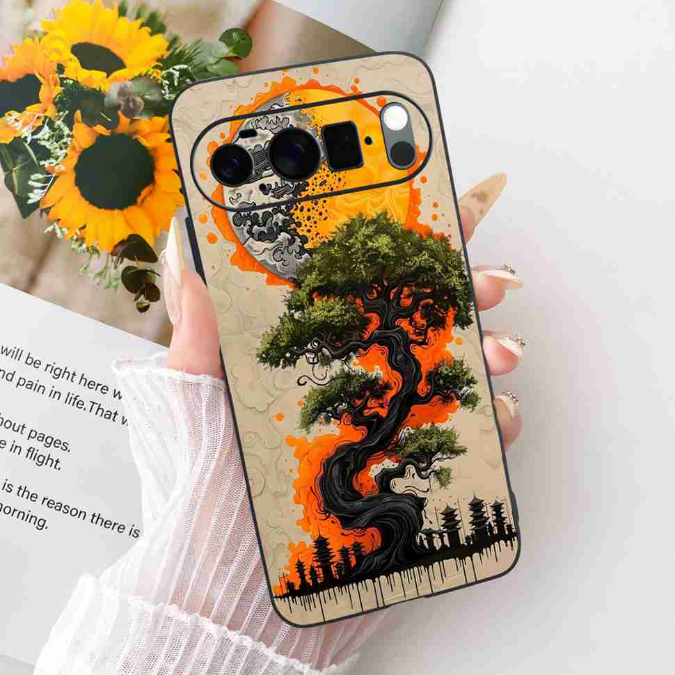 For Google Pixel 10 Pro 5G Case Fashion Painting Silicone TPU Black Soft Cover For Google Pixel 10Pro GEHN3 Phone Cases Bumper