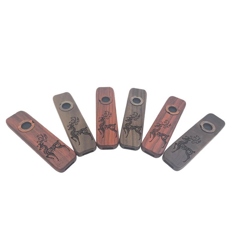 Profesionální výkonná kazoo flétna z masivního dřeva - Nevyžaduje učení