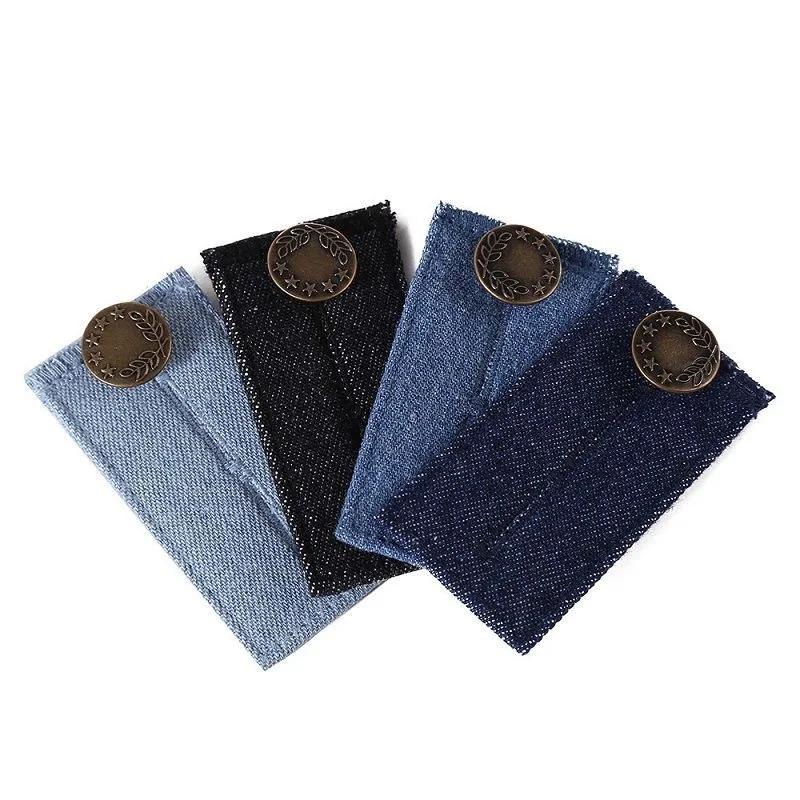 Sewing DIY Apparel Button Invisible Jeans Waist Extender - 4 Colors Easy To Use for Denim Pants Decorative Sewing Buttons