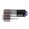 RC Gearbox Metal Speed Change Gear Box with 370 Motor for WPL C14 1/16 RC Military TruckTitanium Color