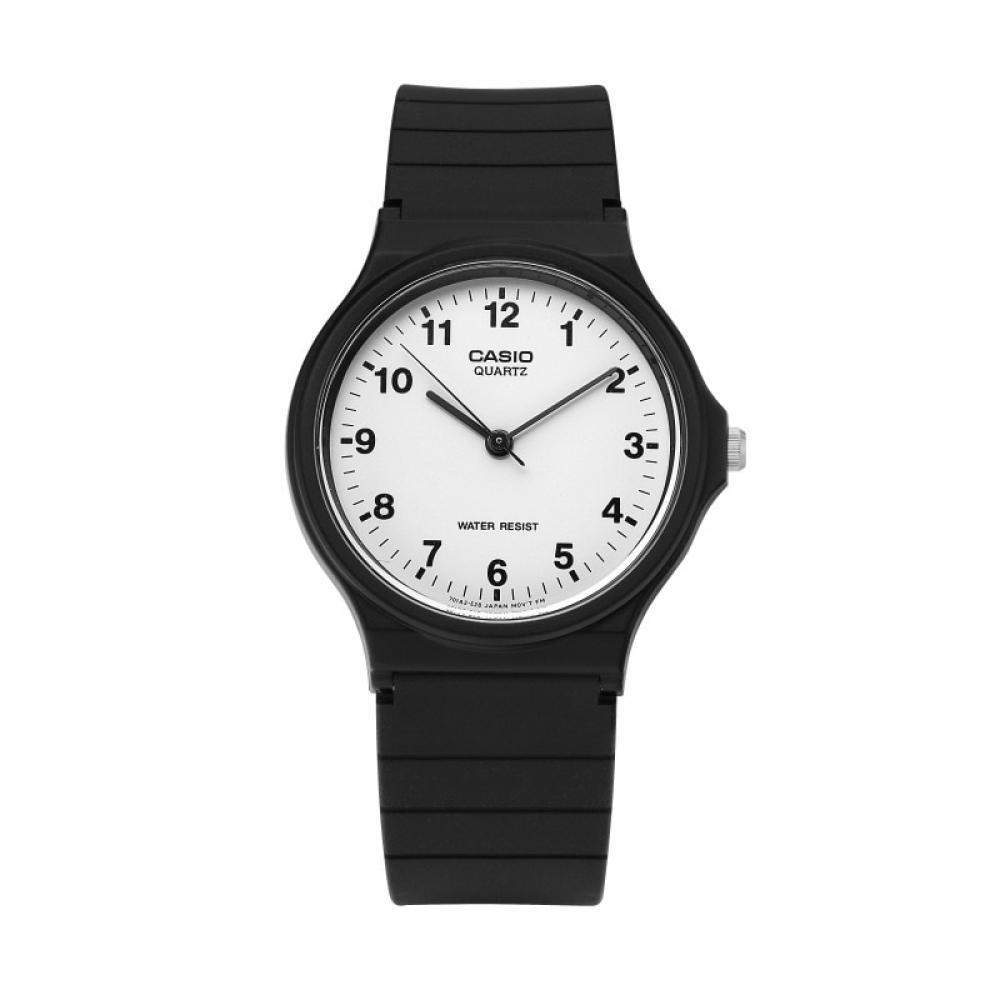 Casio Mq 24 7bldf  Mq 24 7b  Relógio Analógico Sat Estudante Uretano