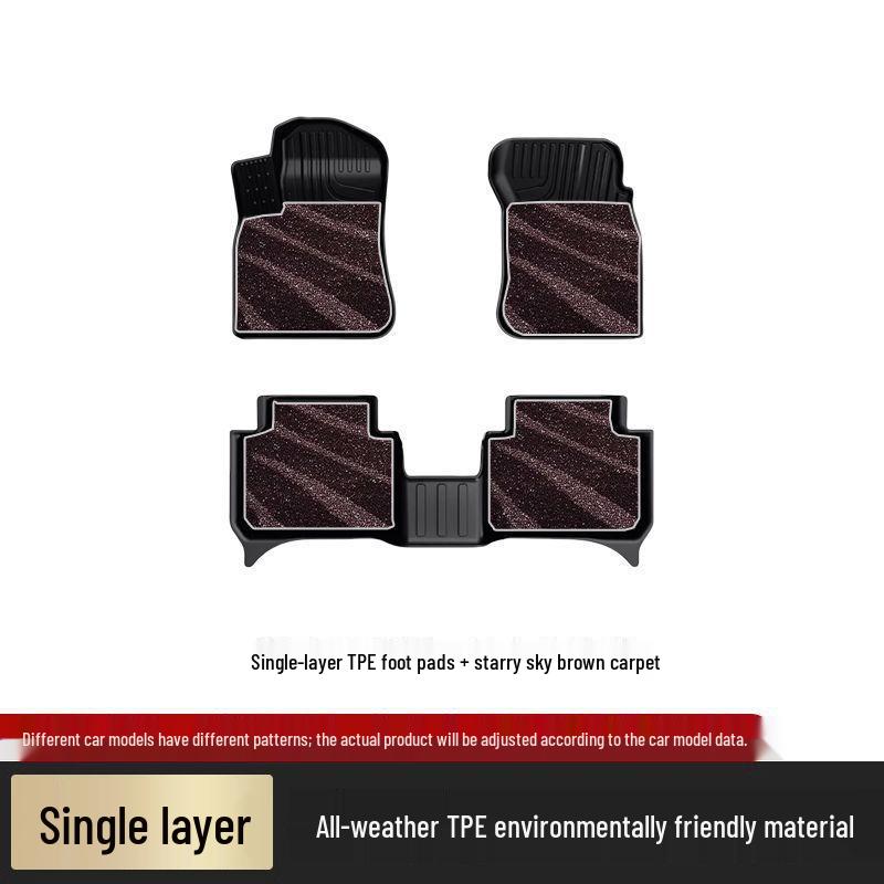 Volkswagen Touareg Floor Mats (2011-2025) - Original Style, Full Coverage, TPE, Wear-Resistant, Anti-Slip
