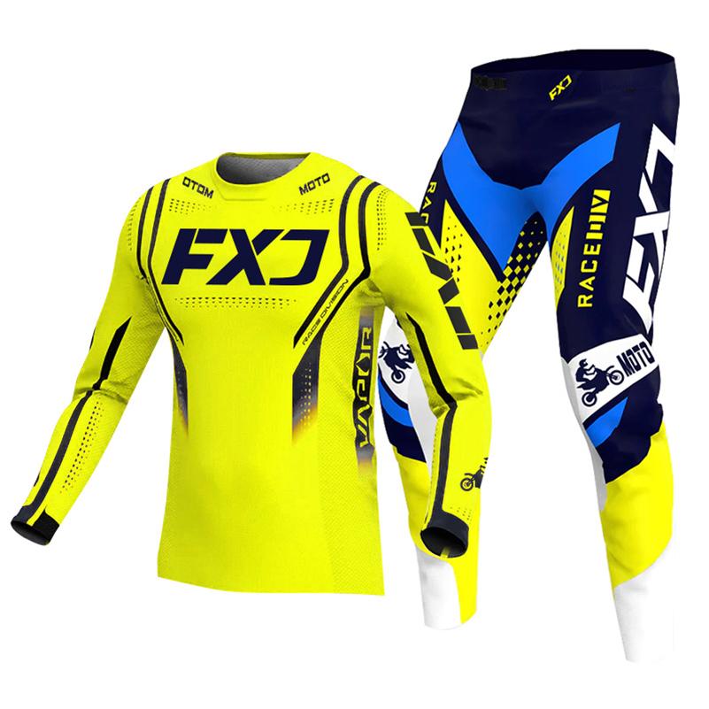 Zestaw motocrossowy dla dzieci 4 5 6 7 8 9 10 11 12 13 lat Młodzież Dziecko Motocykl Chłopiec Dziewczynka Jersey Spodnie Zestawy kombinezon wyścigowy Off-road Enduro MX MTB