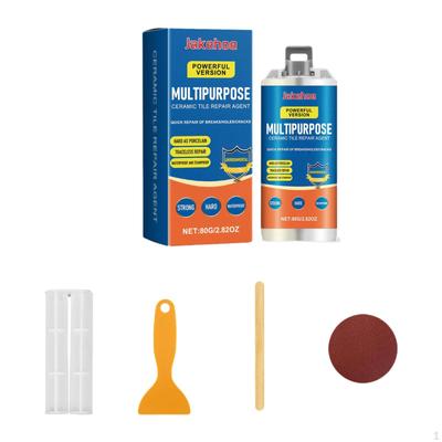 Porcelain Repair Kit,Tub and Tile Refinishing Kit,Easy To Apply Sturdy Granite Filler Marble