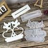 Elegant Heart Bird Picture Frame Silicone Moulds Resin Crafting Moulds Craft Project Molds Silicone Texture for Crafting