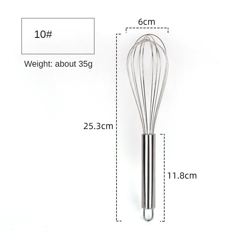 6/8/10/12inch Stainless Steel Egg Stirring Balloon Whisk Manual Egg Beater Mixer Kitchen Baking Utensil Cream Butter Whisk
