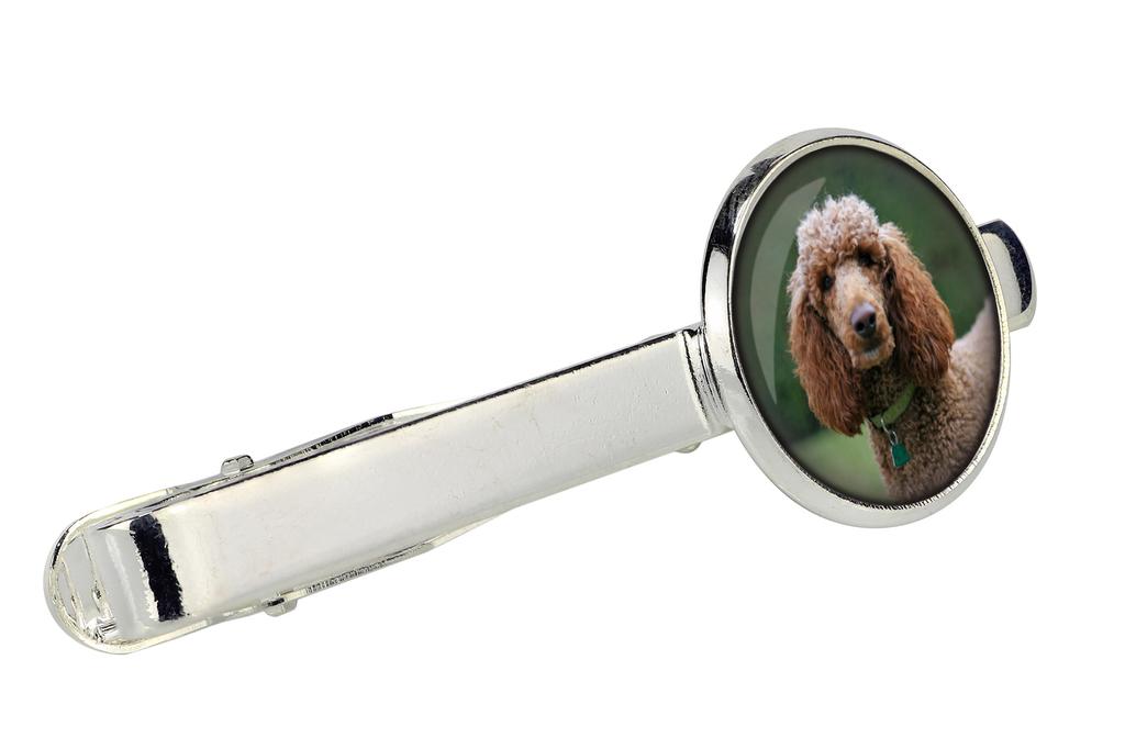 Poodle - tie clip, ornament, jewelry for an evening outfit by Art-Dog