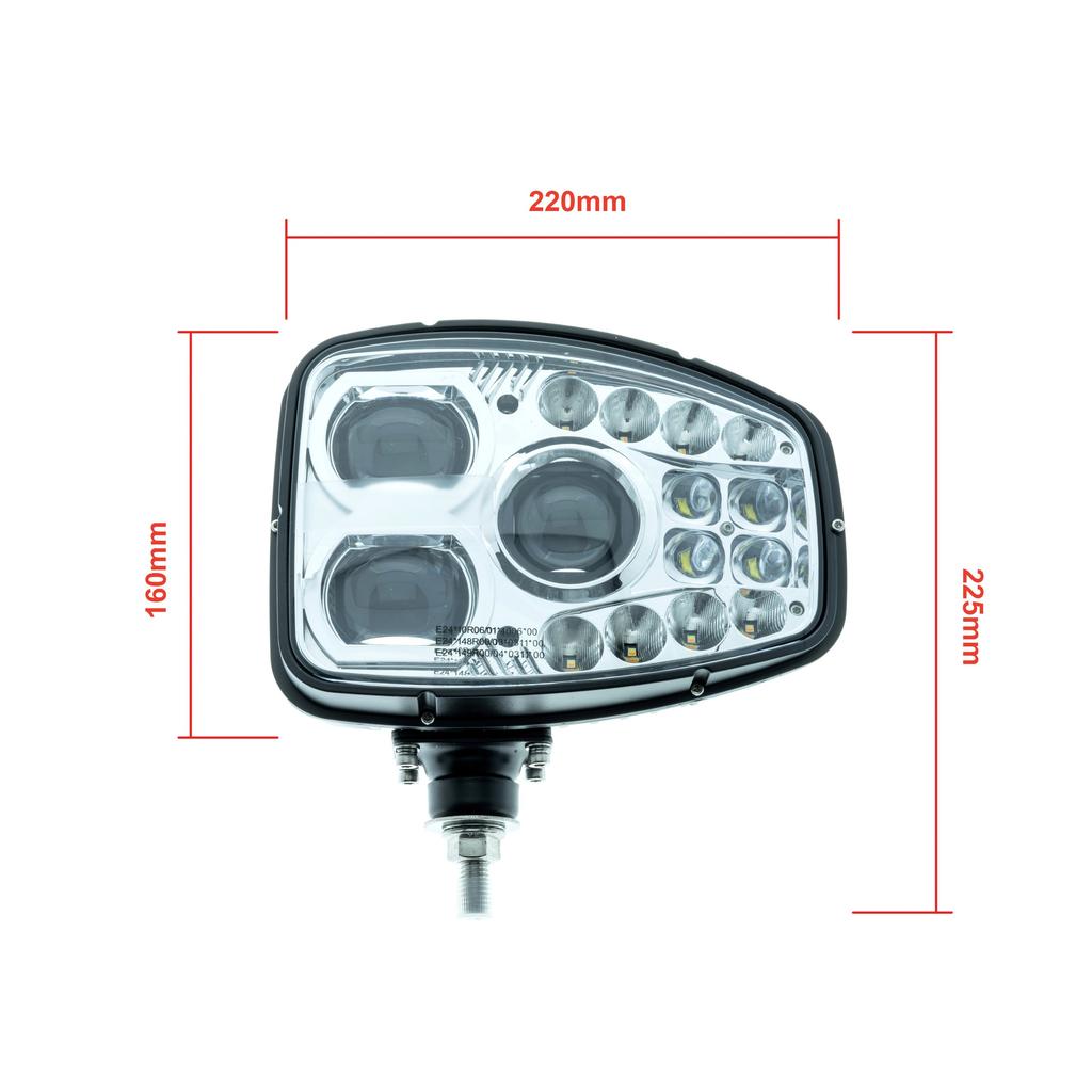2X Led Work Light Driving Lamp 12/24V 6000K/1700K Ece R10 R148 R149
