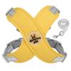 Dog Harness All-Weather Vest with Metal D-Ring Reflective Soft Harnesses with Leashes for Small Medium Dogs