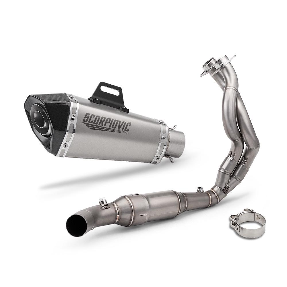 Front & Tail Exhaust Muffler Set for Z650 ER6N (2023-2025)