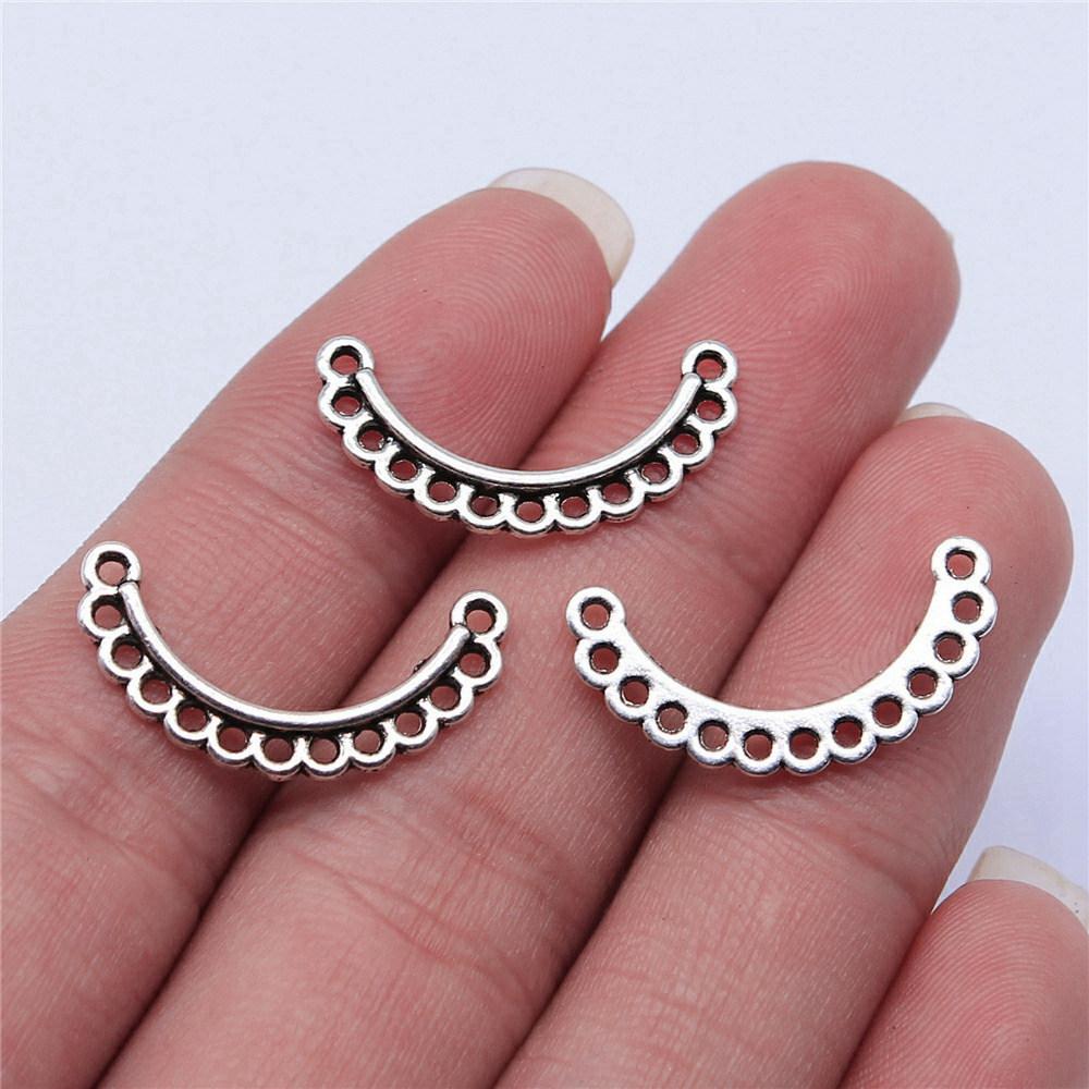 Accessories Parts Curved Necklace Connector Minimalist Jewelry Components QA013