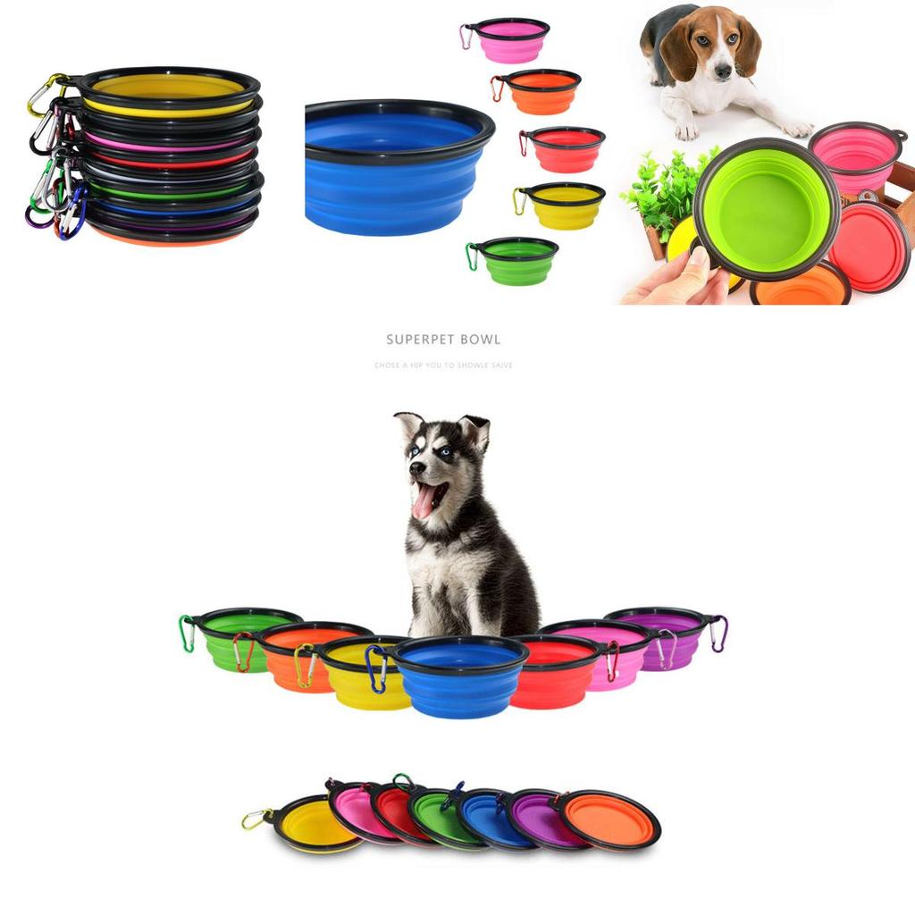 Compact 350ml Collapsible Dog Bowl For Convenient Feeding And Hydration On The Go