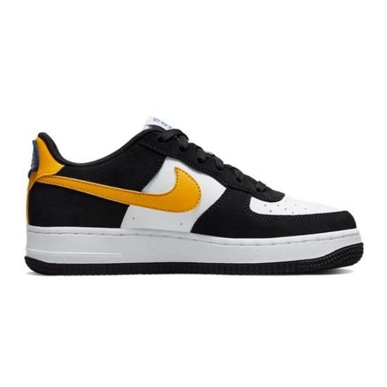 Nike Air Force 1 LV8 Low Black White Dark Sulfur - DH9597-002