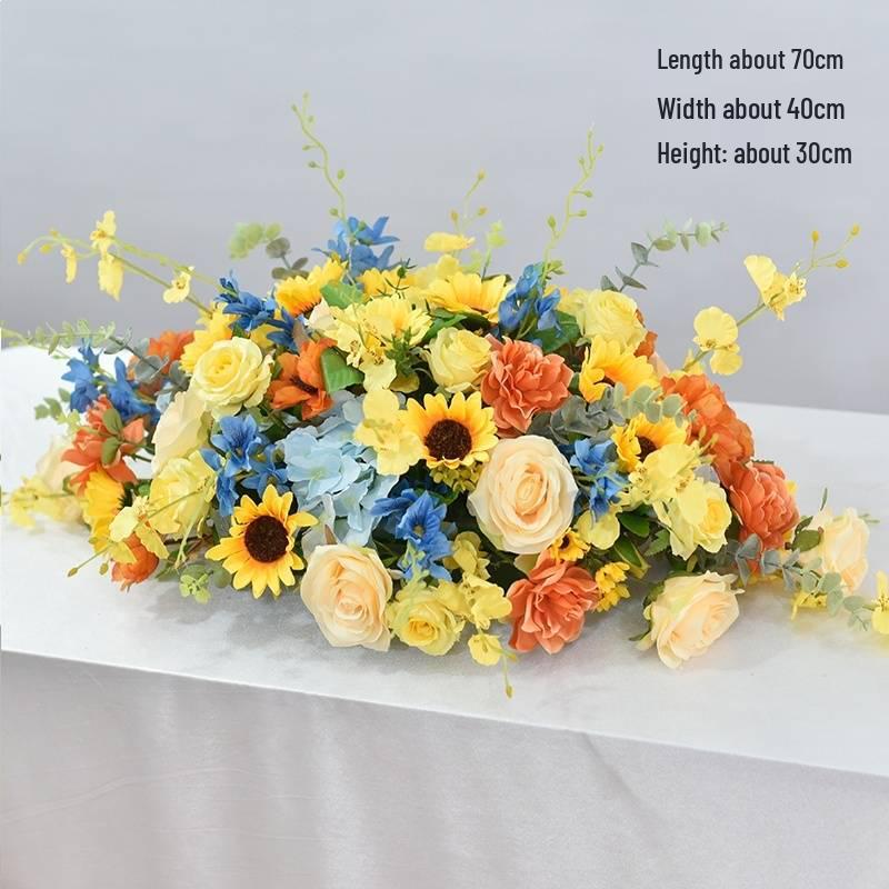 Long Table Flower Arrangement for Events and Decor