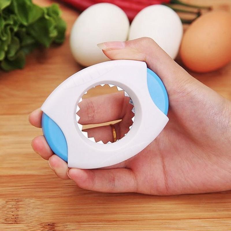 1Pcs Kitchen Egg Breaker Eggshell Cutter Practical Egg Topper Cutter Shell Opener Boiled Egg For Home Kitchen Cooking