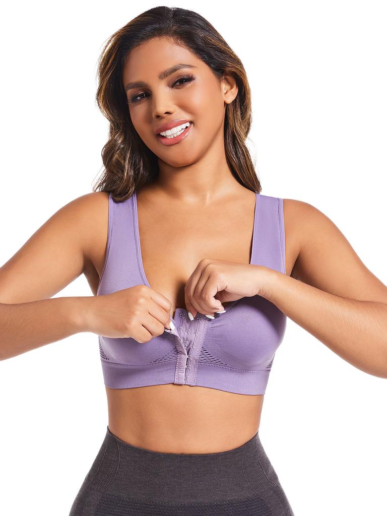 Padded Sports Bras for Women High Impact Seamless Yoga Bra with Removable Cups Athletic Crop Tank Tops Gym Workout Brassieres