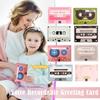 Recording Voice Card Tape Greeting Card Recordable 300 Seconds DIY Recording MusicCard Valentine's Day Anniversary Birthday Gift