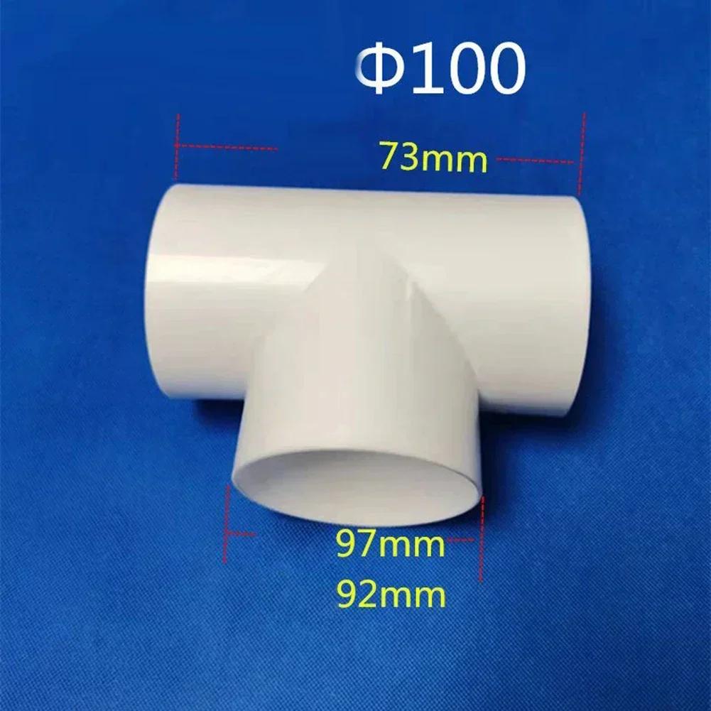 

100mm T/Y Connector Duct Connector Quick Ventilation Tube Joint Coupler 3 Ways Splitter Pvc Extractor Fan Ventilation Fittings