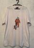 Vintage 90er Die Abenteuer von Tim und Struppi Mond Cartoon T-Shirt Größe L