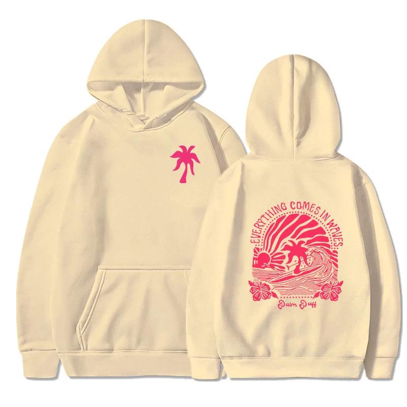 Everything new is here: Wavy sweatshirts, hoodies, graphic prints, men's autumn and winter fashion, and women's streetwear