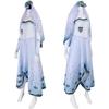 Women Bride Emily Cosplay Wedding Dress Corpse Emily Costume Dress Wig Veil Ghost Bride Suit for Halloween Party