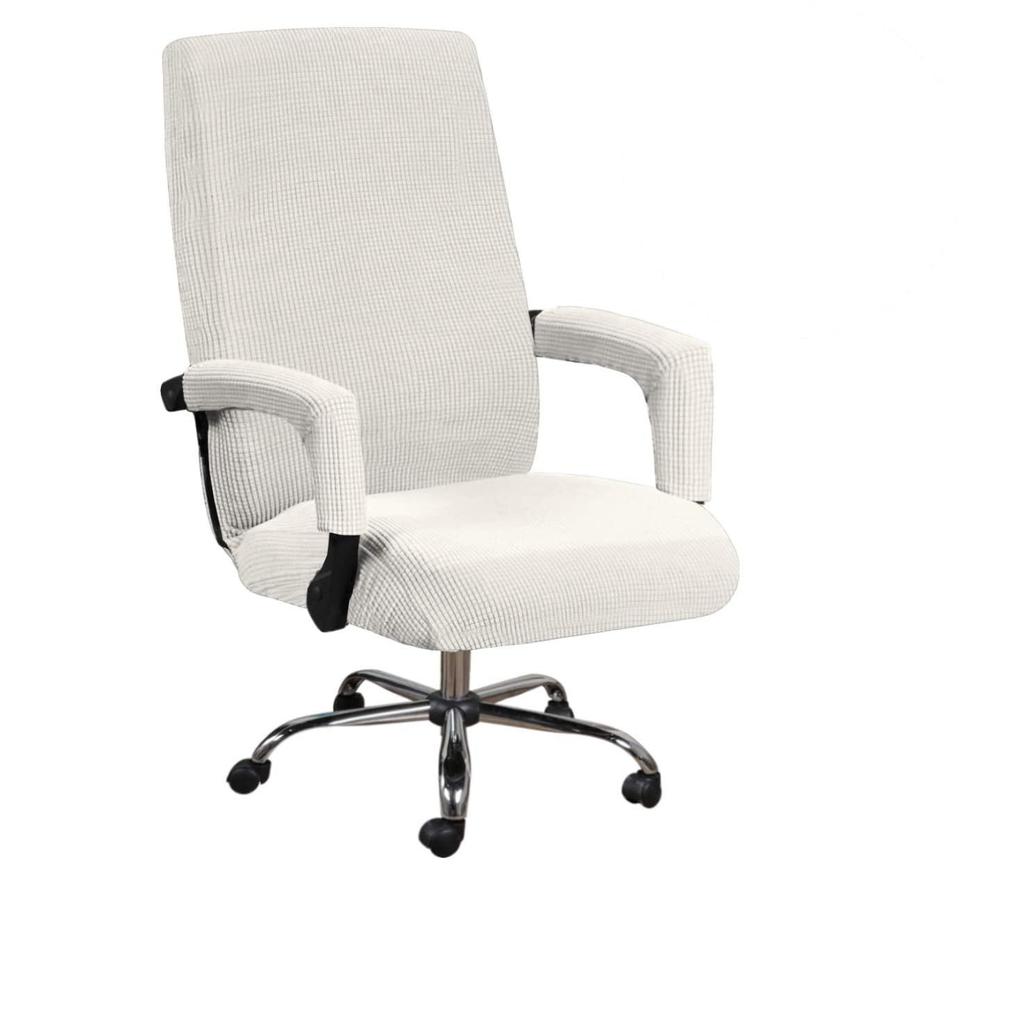 Cross-border Elastic Modern Fleece Office Chair and Armrest Seat Cover