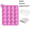 20 Cavity Silicone Cake Pop Mold Kits with 20pcs Cake Pop Sticks Great for Cake Pop Maker Lollipop Mold Cake Pop and Chocolate
