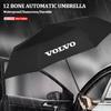 Samochodowy Automatyczny Parasol Przenośny Składany Z Logo Volvo Akcesoria Do Volvo XC60 XC90 V40 V60 S60 V50 V90 S80 EX90 S80L EM90 EX30