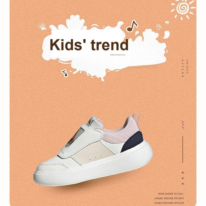 adidas Park St Trendy Comfortable Durable Low-Top Casual Shoes Kids Sneakers White Blue JH7139