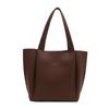 The New Tote Bag Is Fashionable and Simple, Large-capacity Shoulder Bag, Solid Color Handbag, and Female Bag.