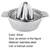 Yousheng 1 Set Manual Juicer Eco-friendly Rust-proof Stainless Steel Manual Fruit Juicer Machine for Home