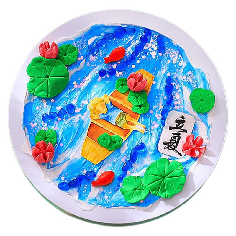 Children's DIY Creative Plate Painting Kit - Shell Design Ornaments