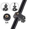 MultiPurpose 1/4in Female Screw Hole Base Mount Clamp For 15-25mm Pipe Connecting To Magical Arms Tripods Phone Holders