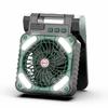 Rechargeable Dual-Use Folding Solar Fan & Light for Camping
