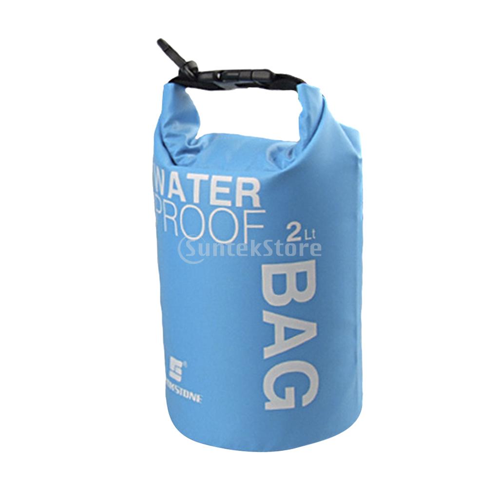 2L/5L/10L Waterproof Dry Bag Pack Sack Swimming Rafting Kayaking River Trekking Floating Sailing Canoing Boating Water Bag