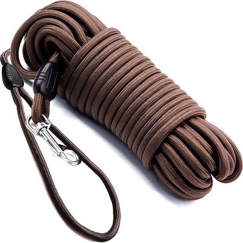 5/10/15/20M Long Pet Tracking Training Tow Rope Durable Nylon Dog Chain, Suitable for Large and Medium sized Dog Chains 5m оранжевый