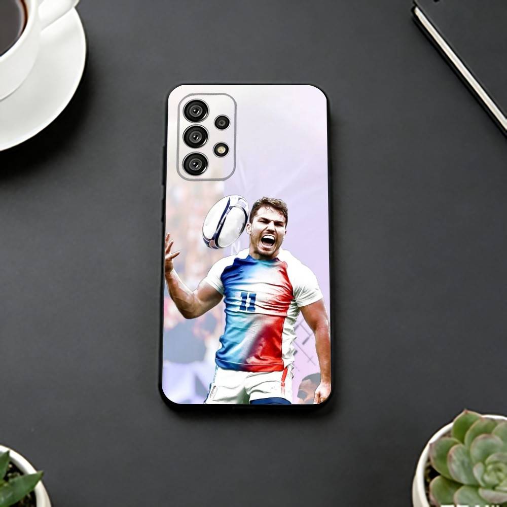 Antoine Dupont for Rugby Fans Phone Case For Samsung S25,S24,S21,S22,S23,S30,Ultra,S20,Plus,Fe,Soft Silicone Black Cover