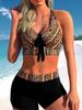 Women's Seaside Swimsuit Summer Single Item Swimsuit Sexy Swimsuit Two Piece Bikini Set Swimsuit Women's S-5XL